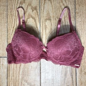 3/$15💛 Muave lace push up bra